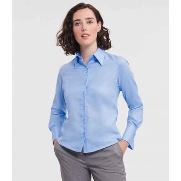 Russell Collection Ladies Long Sleeve Ultimate Non-Iron Shirt