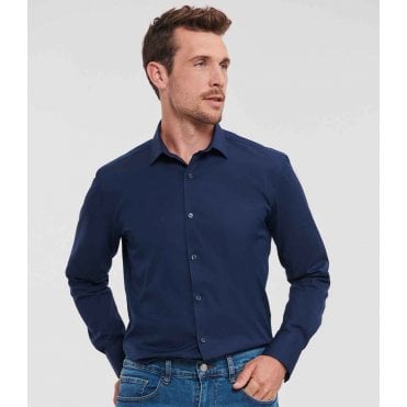 Russell Collection Long Sleeve Ultimate Stretch Shirt