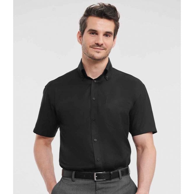 Russell Collection  Short Sleeve Ultimate Non-Iron Shirt