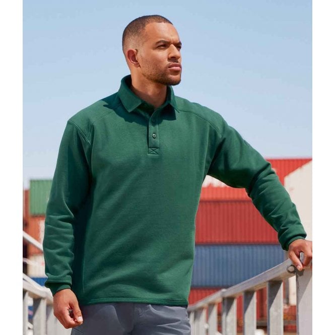 Russell  Heavy Duty Collar Sweatshirt
