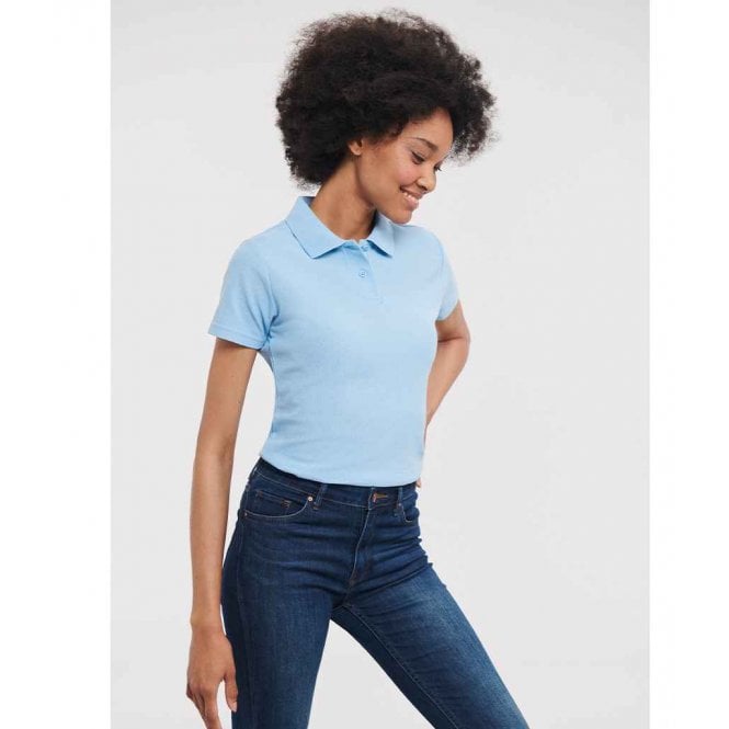 Russell  Ladies Classic Poly/Cotton Piqué Polo Shirt