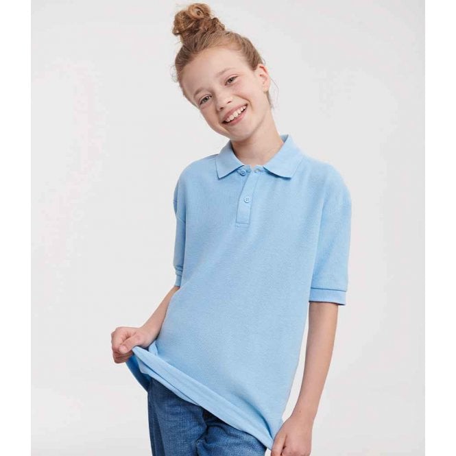 Russell  Schoolgear Kids Poly/Cotton Piqué Polo Shirt