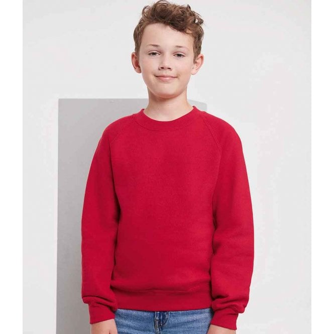 Russell  Schoolgear Kids Raglan Sweatshirt