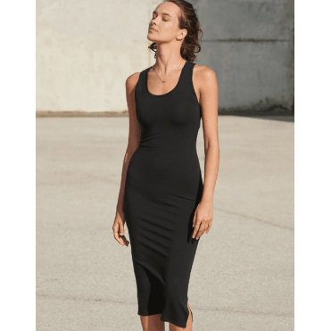 SF Clothing Ladies Racer Back Midi Dress