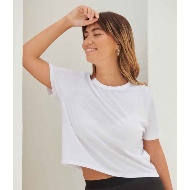 SF Clothing SF Ladies Cropped Boxy T-Shirt