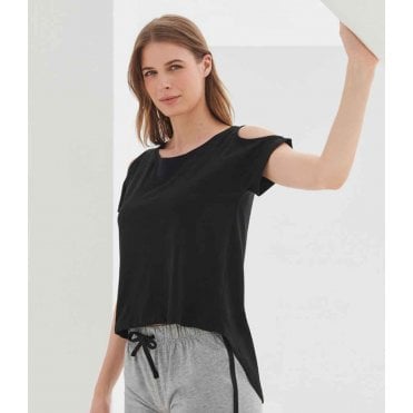 SF Ladies Drop Tail T-Shirt