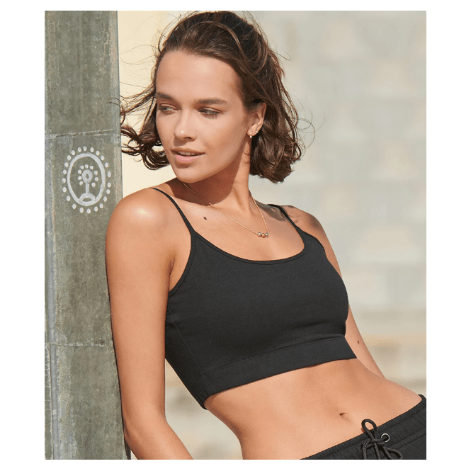 SF Clothing SF Ladies Sustainable Cropped Cami Vest Top