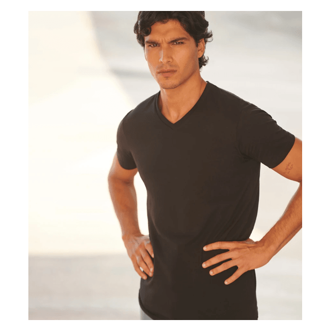 SF Clothing SF Men Feel Good Stretch V Neck T-shirt 