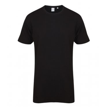 SF Men Longline Dipped Hem T-Shirt
