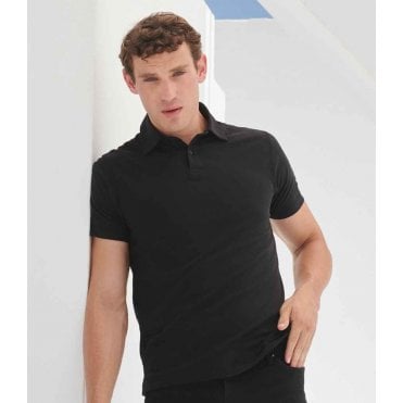 SF Men Stretch Piqué Polo Shirt