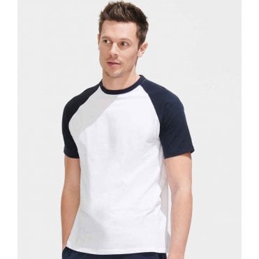 SOL'S Funky Contrast Baseball T-Shirt
