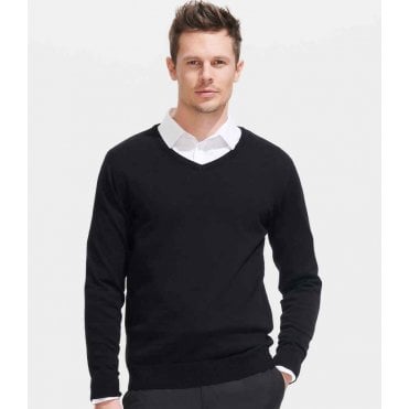 SOL'S Galaxy Cotton Acrylic V Neck Sweater