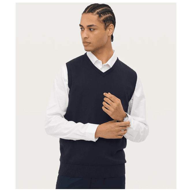 SOL'S  Gentlemen Sleeveless Cotton Acrylic V Neck Sweater 