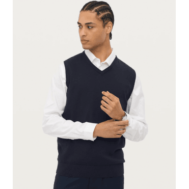 SOL'S Gentlemen Sleeveless Cotton Acrylic V Neck Sweater 
