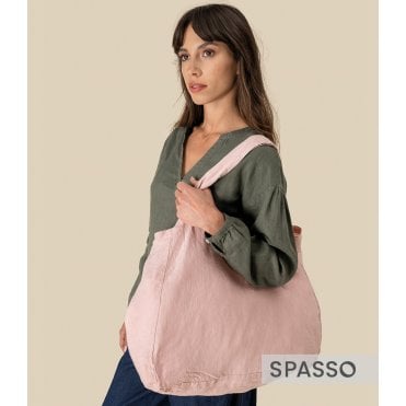 Spasso Linen Shopping Bag