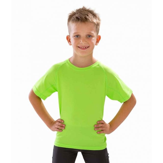 Spiro  Kids Impact Performance Aircool T-Shirt