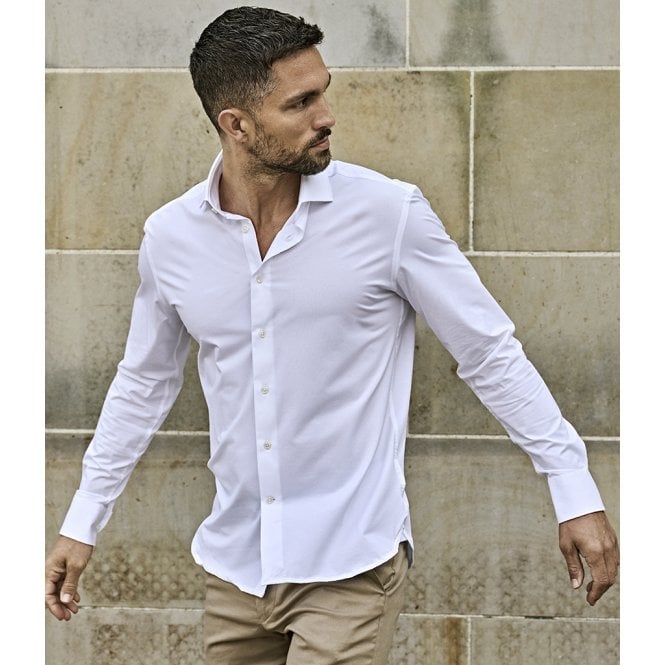 Tee Jays  Active Stretch Long Sleeve Shirt