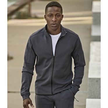 Tee Jays Athletic Full Zip Sweat Cardigan