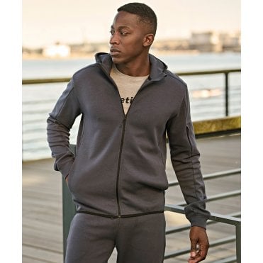 Tee Jays Athletic Hooded Full Zip Sweat Jacket