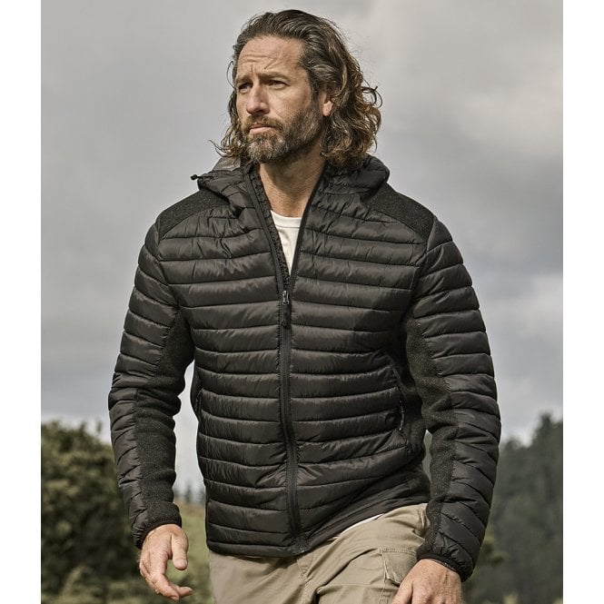 Tee Jays  Crossover Hooded Padded Outdoor Jacket