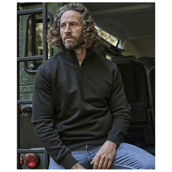 Tee Jays  Half Zip Sweatshirt