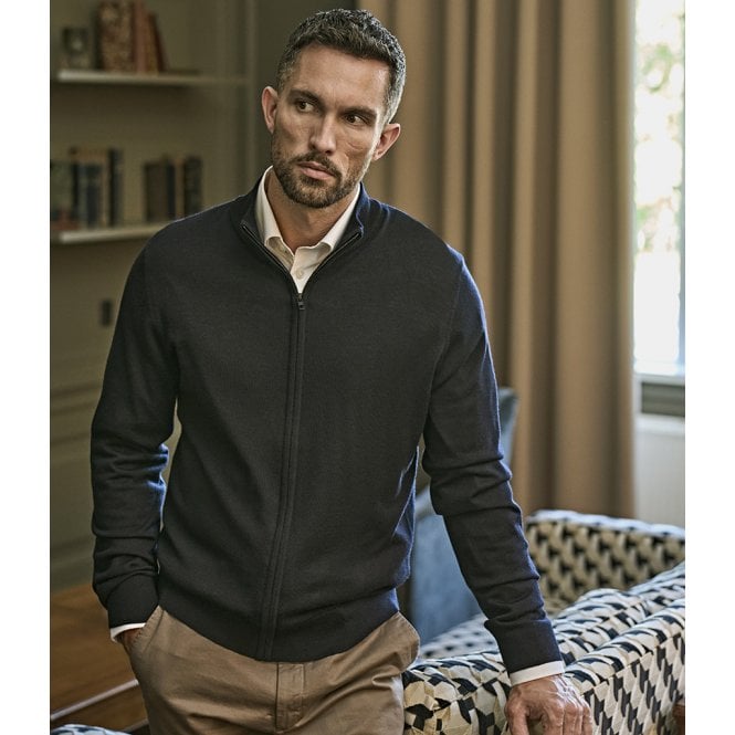 Tee Jays  Knitted Full Zip Sweater
