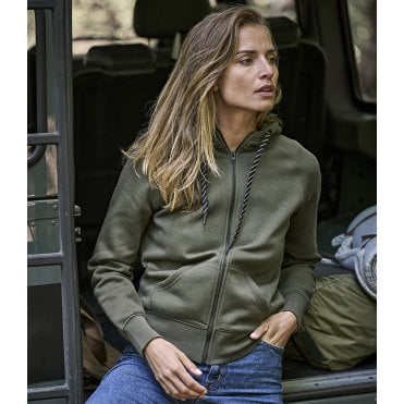 Tee Jays Ladies Fashion Full Zip Hooded Sweatshirt