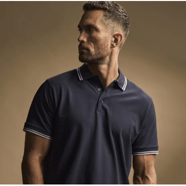 Tee Jays Luxury Stretch Tipped Polo Shirt