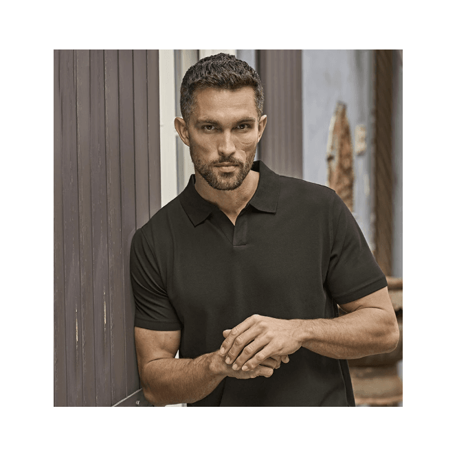 Tee Jays  Luxury Stretch V Neck Polo Shirt