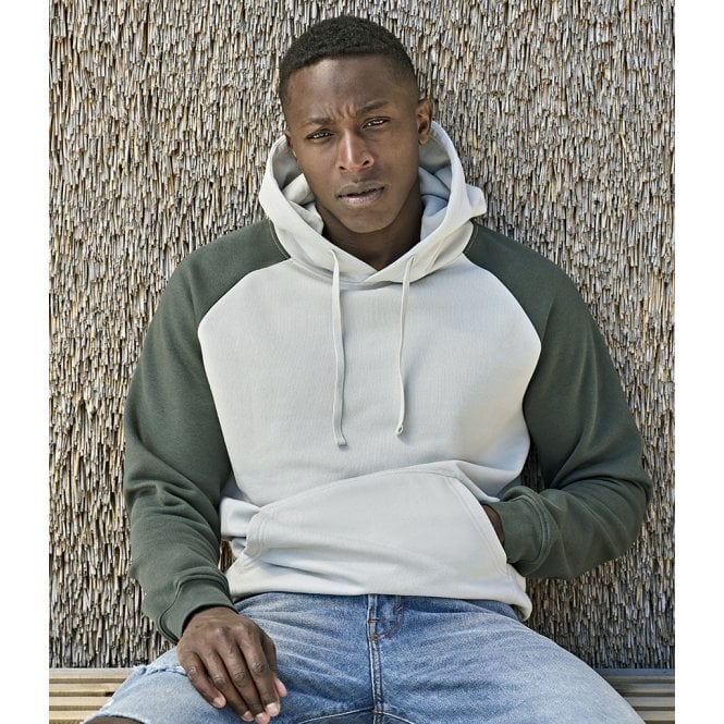 Tee Jays  Unlabeled Two-Tone Hooded Sweatshirt