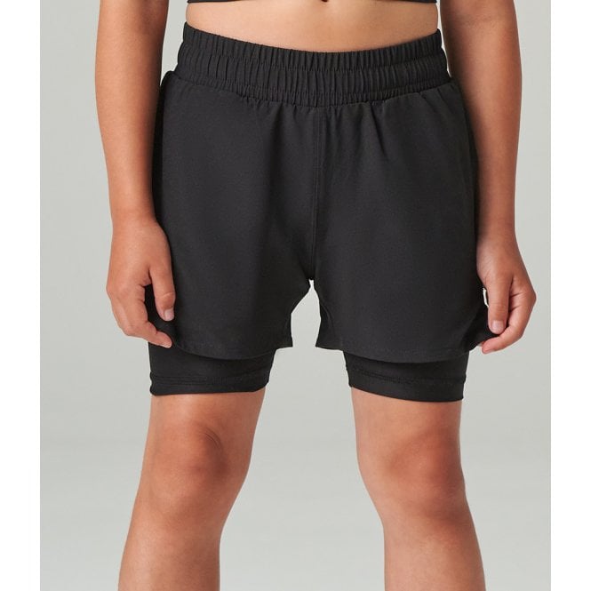 Tombo  Kids Double Layer Sports Shorts