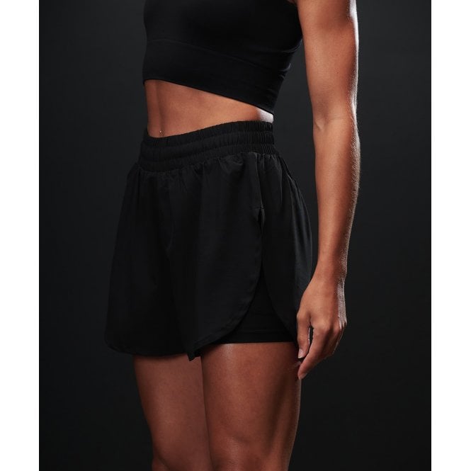 Tombo  Ladies Double Layer Sports Shorts