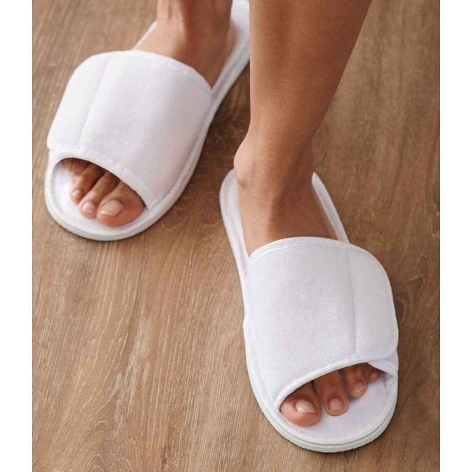 Towel City  Open Toe Slippers