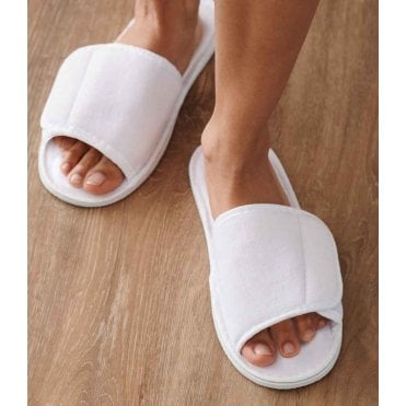 Towel City Open Toe Slippers