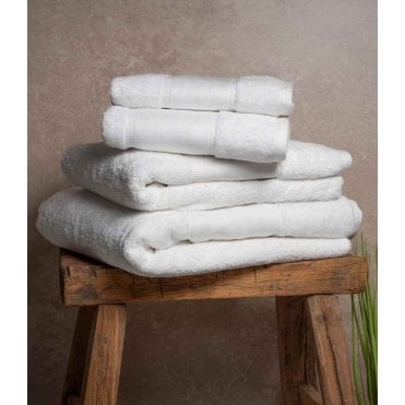 Towel City Organic Printable Border Guest Towel
