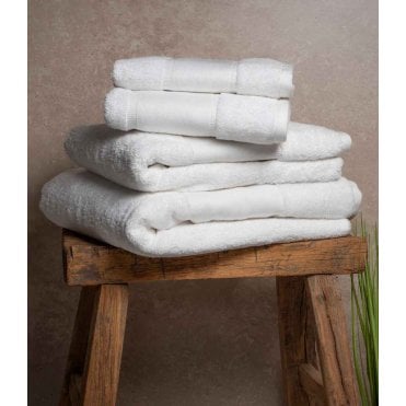 Towel City Organic Printable Border Hand Towel