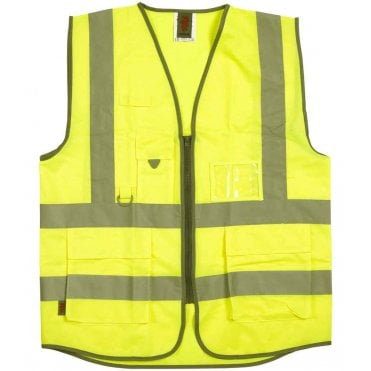 Warrior Hi-Vis Executive Waistcoat
