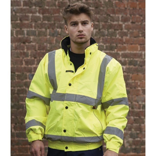 Warrior  Memphis Hi-Vis Bomber Jacket