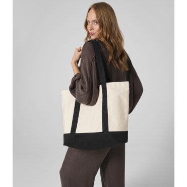 Westford Mill EarthAware® Organic Varsity Shopper