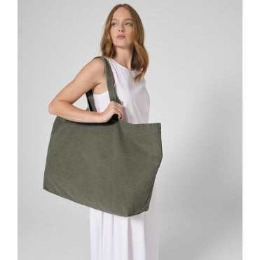 Westford Mill Garment Dyed Oversized Tote Bag