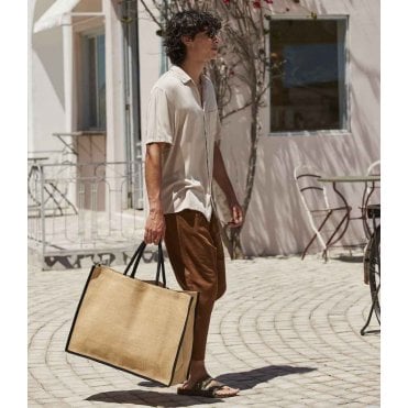 Westford Mill Natural Starched Jute Market Shopper