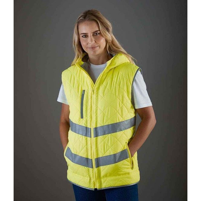 YOKO Hi-vis  Kensington Hooded Gilet