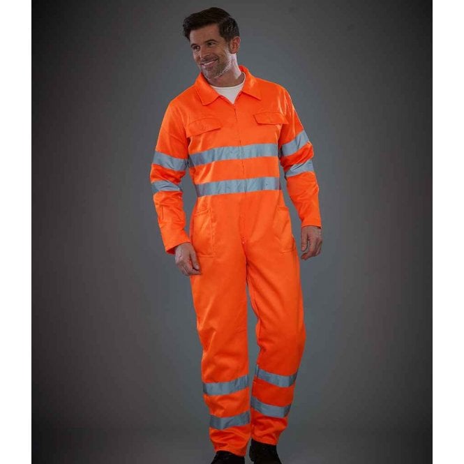 YOKO Hi-vis  Poly/Cotton Coveralls