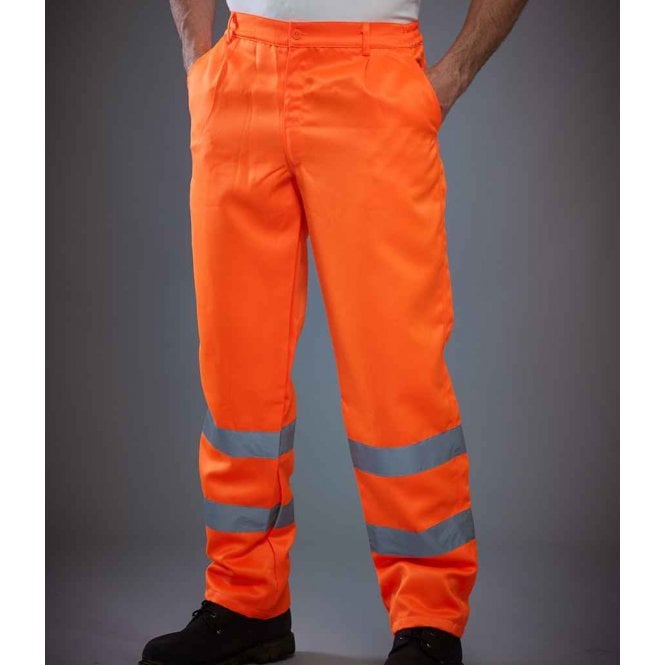 YOKO Hi-vis  Poly/Cotton Work Trousers