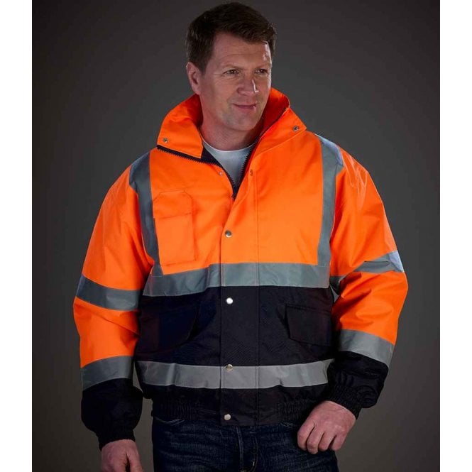 YOKO Hi-vis  Two Tone Bomber Jacket