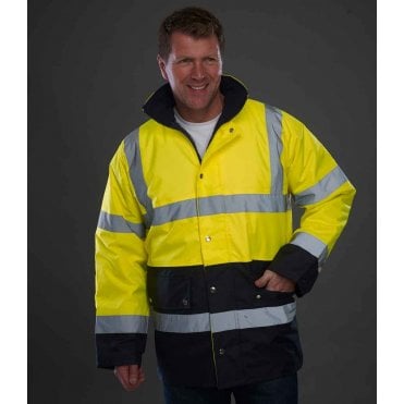 Yoko Hi-Vis Two Tone Motorway Jacket