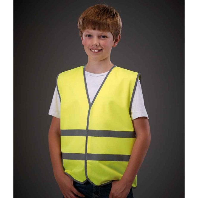 YOKO Hi-vis Yoko Kids Hi-Vis 2 Bands Waistcoat