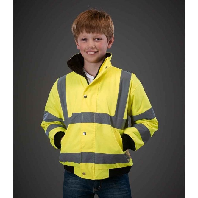YOKO Hi-vis Yoko Kids Hi-Vis Bomber Jacket