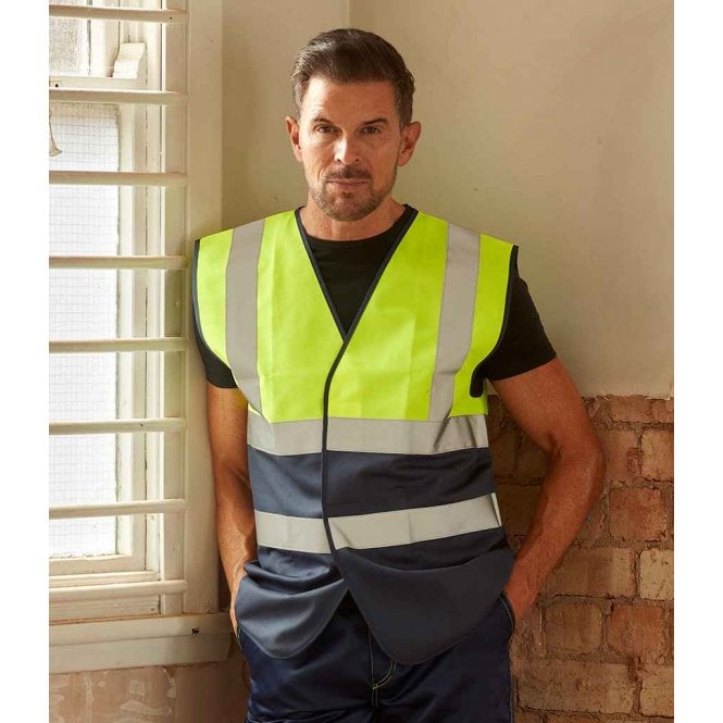 YOKO Hi-vis Yoko Two Tone Waistcoat