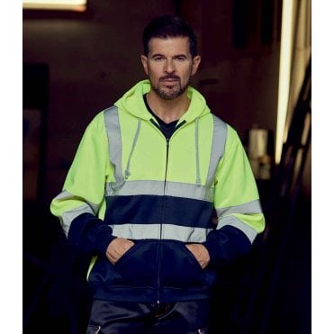 Yoko Hi-Vis Zip Hoodie